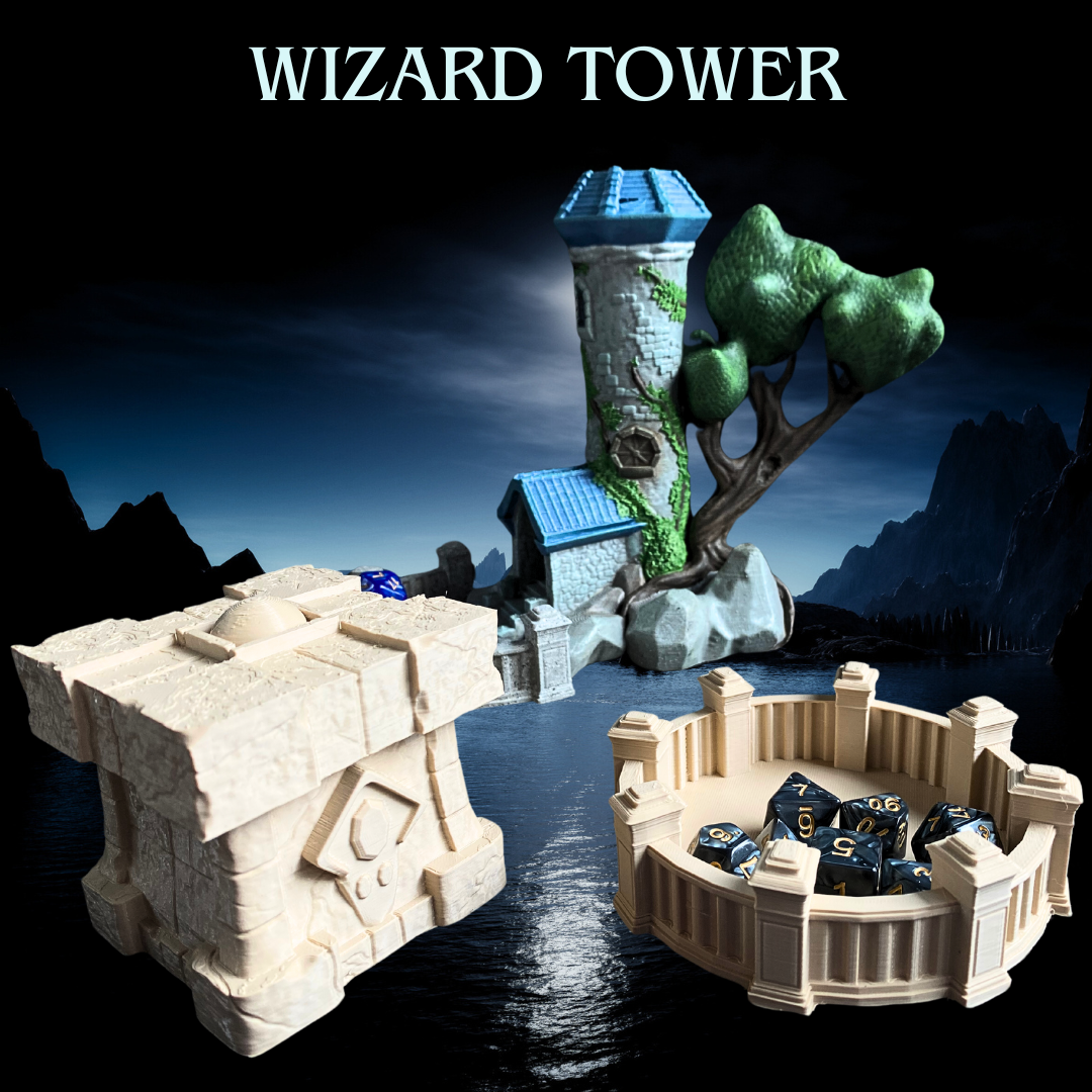 Wizard Dice Tower: CORE: [Personal Use]